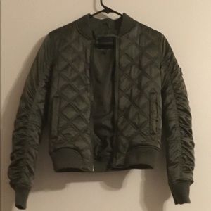 A XS green jacket
